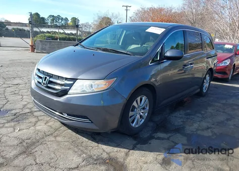 2014 Honda Odyssey Ex из США, поврежденный, VIN 5FNRL5H47EB071451